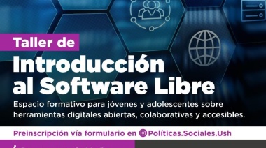 El Municipio invita a jóvenes a participar del taller "Introducción al software libre"
