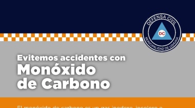 Defensa Civil municipal realiza recomendaciones para evitar intoxicación con monóxido de carbono