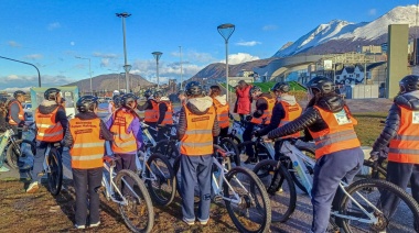 El Municipio realizó una actividad de movilidad sustentable en el Colegio Don Bosco