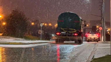 Comenzó el operativo invierno con el despeje de nieve y mantenimiento de calles