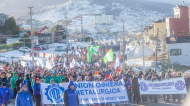 Ushuaia marchó a favor de Tierra del Fuego