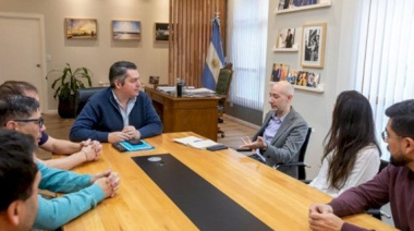 El Intendente Martin Perez recibió a las nuevas autoridades de la UNTDF