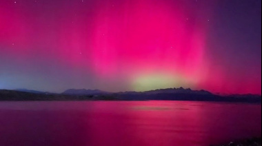 Podrían verse auroras australes en la Patagonia