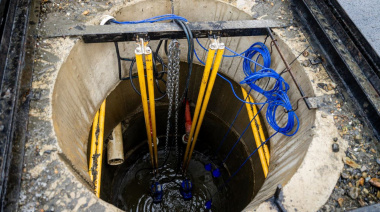 Más de 170 familias del Valle de Andorra ya acceden a los servicios de agua potable y cloacas