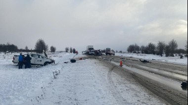 Impactante choque en Ruta 3: seis heridos tras una colisión cerca de Tolhuin