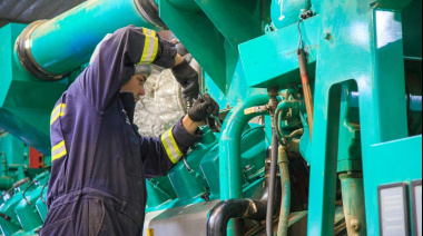 Se realiza una intensa tarea de reparación en el sistema de generación eléctrica de Tolhuin