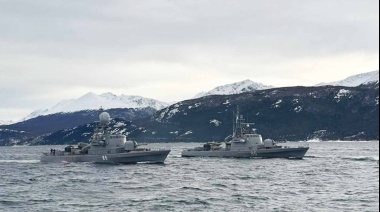Autoridades de la Armada patrullan el espacio marítimo austral y supervisan operaciones navales