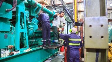 Concluyeron con éxito los trabajos sobre el generador Cummins 1 en Tolhuin