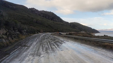 Advertencia por hielo lavado en la ruta provincial 30 y en la ruta complementaria J