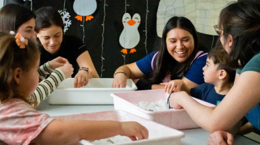 Niños, niñas y adolescentes disfrutan de las actividades educativas de Invierno TDF