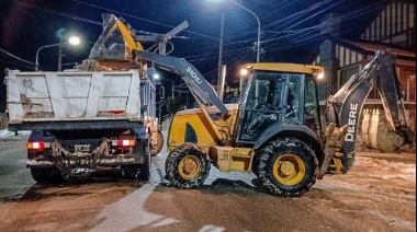 La Municipalidad anticipó que nevará y pidió precaución a los vecinos al transitar