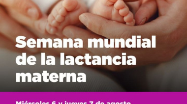 Las Municipalidad realizará actividades por la Semana Mundial de la Lactancia