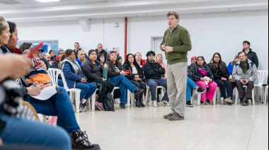 Melella mantuvo un encuentro con referentes de comedores y merenderos de Río Grande