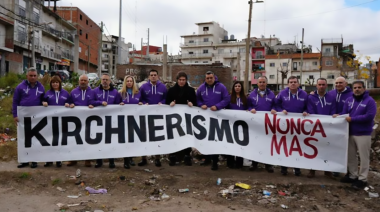 Milei lanzó la campaña con el eslogan: "Kirchnerismo nunca más"