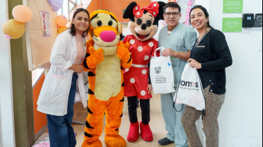 Gobierno entregó presentes a niños y niñas internados en los hospitales