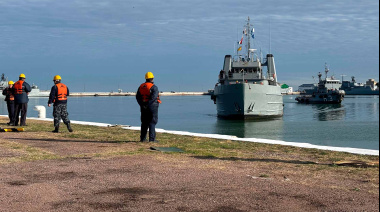 El ARA “Teniente Olivieri” regresó a Puerto Belgrano luego de una intensa labor en Ushuaia