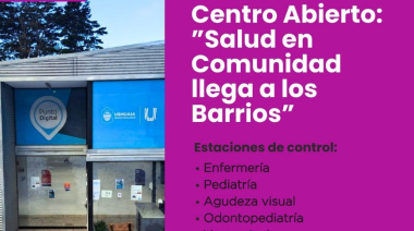 Centro abierto - "Salud en comunidad" en el SUM del Centro Comunitario KyD
