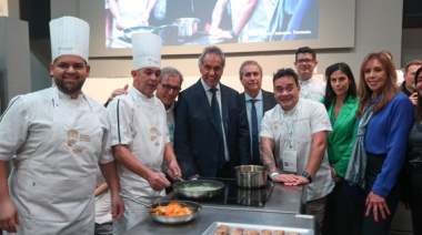 Scioli inauguró una nueva edición de Hotelga