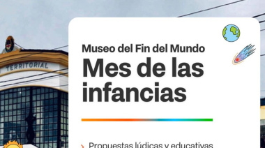 Este sábado habrá actividades lídicas para infancias en el Museo del Fin del Mundo