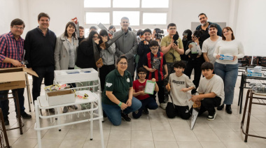Entregaron herramientas a los colegios “Soberanía Nacional” y “Malvinas Argentinas”