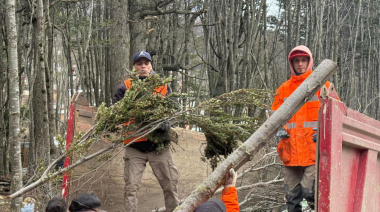 El Municipio retiró residuos voluminosos en el barrio Peniel