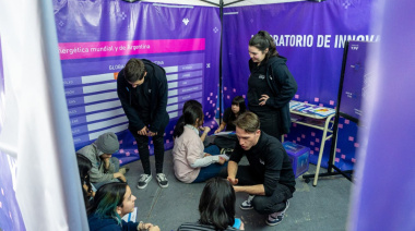 La sala de escape de Fundación YPF llegó a colegios de Ushuaia