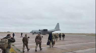 Armada y Fuerza Aérea realizaron adiestramiento conjunto en la provincia