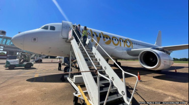 Flybondi incorpora el primer A320 de la temporada de verano 2025/2026
