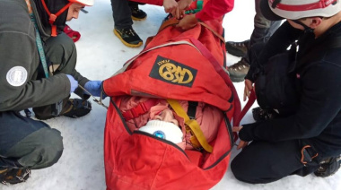 Rescataron a una mujer en Laguna Esmeralda