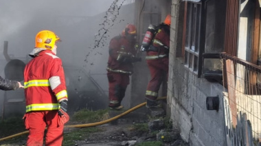 Las pérdidas fueron totales en el incendio de calle Trejo Noel