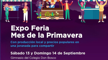 El Municipio invita a participar de la Expo Feria - Mes de la Primavera