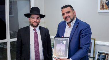 Vuoto recibió al Gran Rabino de la AMIA y referentes de la comunidad judía de Ushuaia