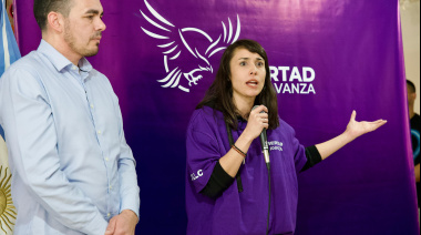 Monte de Oca en Tolhuin: pidió consolidar el camino "para salir del desastre que nos dejó el kirchnerismo"