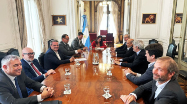 Pettovello y Bearzi se reunieron con representantes de asociaciones de comercios y bancos