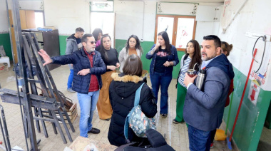 Vuoto visitó el futuro espacio del jardín maternal "Los Zorzales"