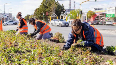 Los espacios públicos de Río Grande se renuevan con la llegada de la primavera