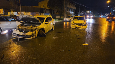 Un violento siniestro vial sucedió la noche del viernes, en Ushuaia