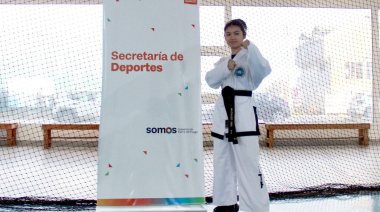 La tolhuinense Umma Machado partió rumbo al Campeonato Mundial de Taekwon-Do ITFU