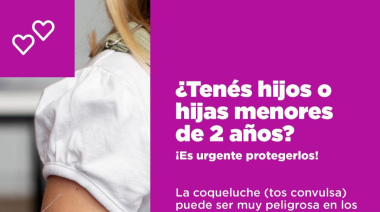 El Municipio lanza una campaña urgente de vacunación contra la coqueluche