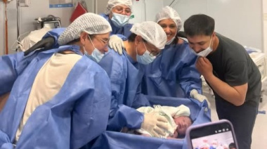 Histórico: nació el primer bebé en el Centro Modular de Tolhuin