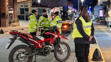 Incautaron cuatro motos en operativo de tránsito nocturno