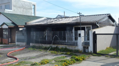 Se incendió una vivienda en Río Grande