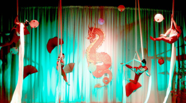 La Escuela Municipal de Acrotela presentó la muestra anual en la sala Niní Marshall