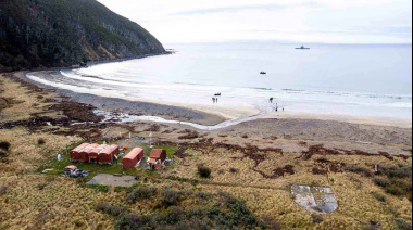 La Armada Argentina puso en marcha obras en el Puesto de Vigilancia “Bahía Buen Suceso”