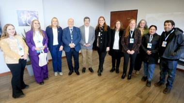 Autoridades municipales recibieron a la misión del Observatorio Electoral de la UNLP