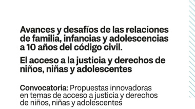 Jornadas académicas: "A 10 años del Codigo Civil y Comercial: la evolución de los Derechos de las Infancias y adolescencias"
