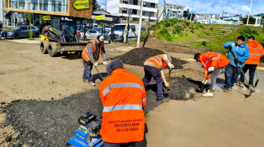 Se habilitó el tránsito en lacalle Yaganes tras los trabajos de desobtrucción y reparaciones