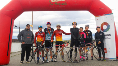Se disputó en Tolhuin la carrera de ciclismo rumbo a Araucanía