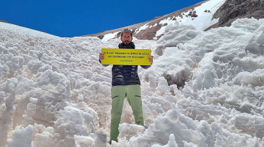 Greenpeace rechaza el intento de modificar la Ley de Glaciares: “Es un ataque directo al agua de los argentinos”