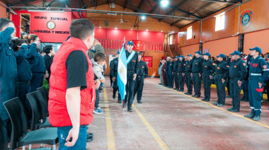 El Cuartel de bomberos 2 de abril celebró su aniversario con presencia del municipio de Ushuaia